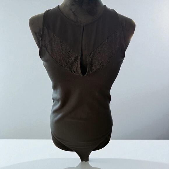 Womens Express sleeveless bodysuit zipper back bodysuit - Picture 1 of 3
